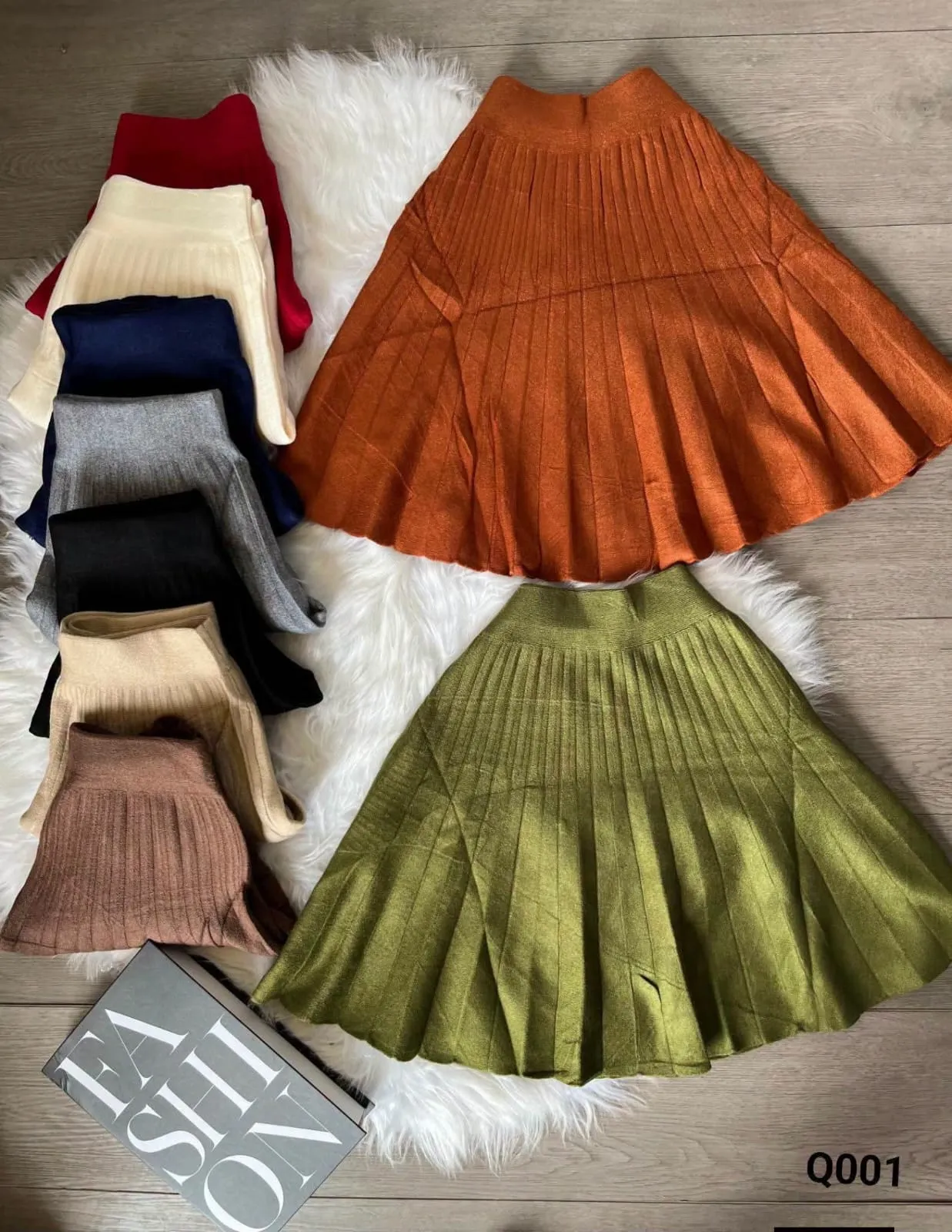 Falda Circular Tejida